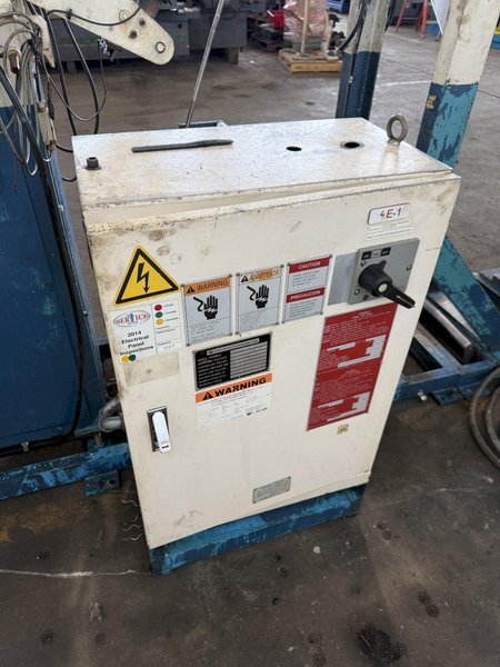 1,100 Lb. x 6" x .05" AIDA SERVO FEEDLINE W/ DUAL UNCOILER. STOCK # 0130225.
