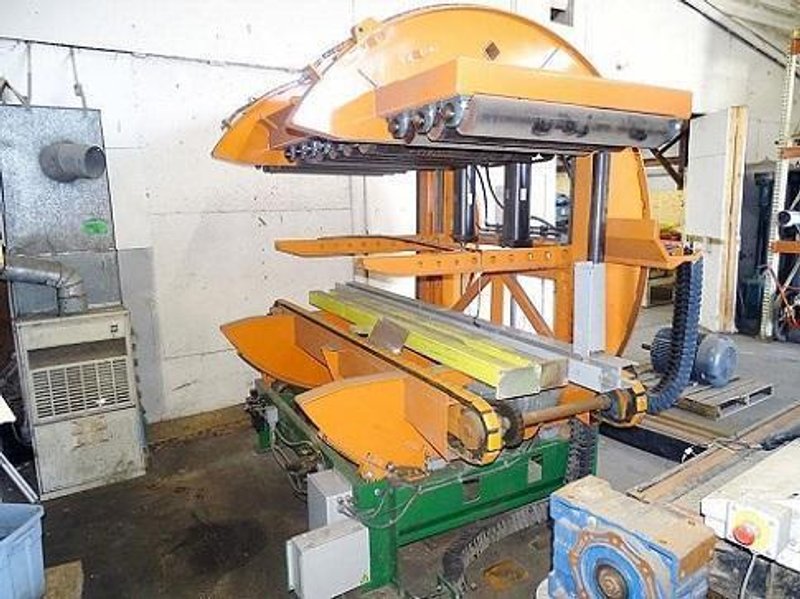 SWEED PANEL TURNER SYSTEM W/ INFEED TRANSFER AND OUTFEED