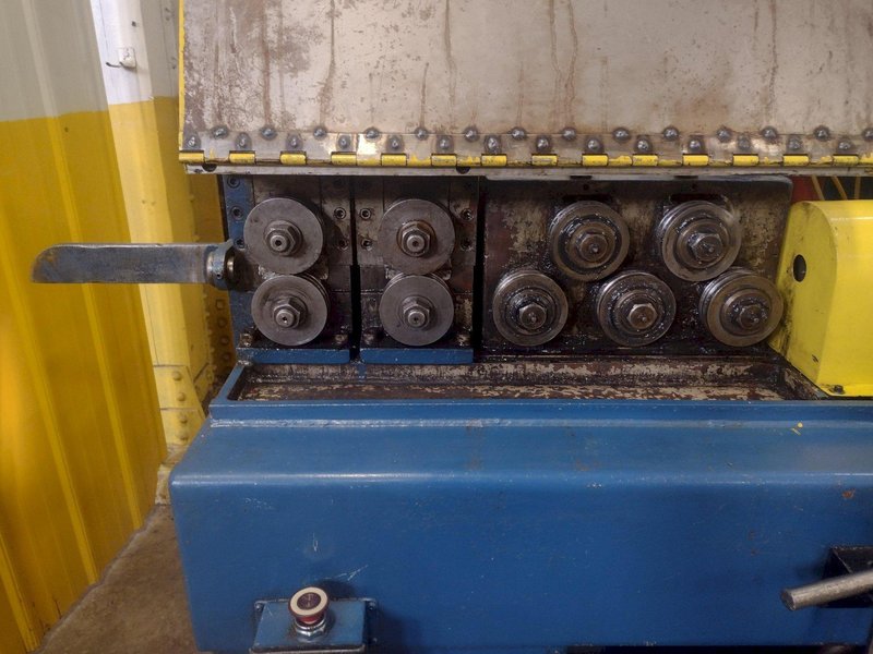 1/4" PATTERSON MODEL #1975 WIRE STRAIGHTENER &amp; CUTOFF MACHINE: STOCK #0318922