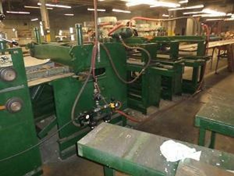 52" CORRUGATING/EMBOSSING CUT TO LENGTH LINE W/ HOLE PUNCHING