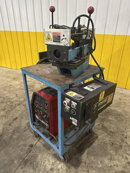 7" X .060" KENT MODEL #C21 LEE SHAFFER COIL BUTT END WELDER, WITH LINCOLN  PRECISION TIG 185 : YOBRO #23951