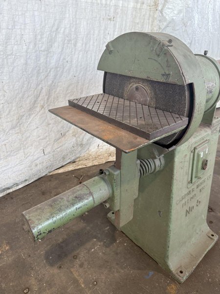 18" GARDNER NO. 5 ABRASIVE &amp; WIRE GRINDER. STOCK # 0672925
