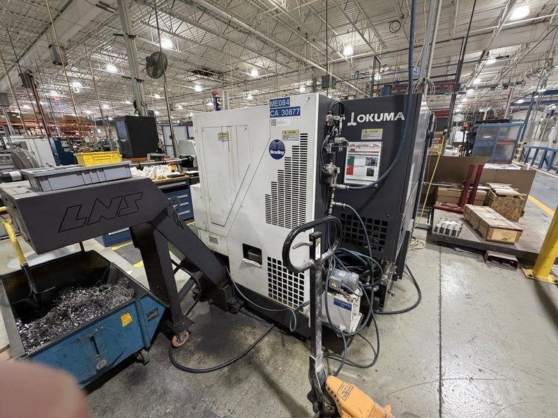 2016 OKUMA LB3000EXIII CNC Lathe - Live Tooling/C-AXIS/Subspindle,  Edge Rebel 80 Servo Barfeed