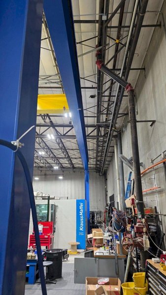 10/5 TON X 40' X 80' CRANE SYSTEMS TOP RUNNING SINGLE GIRDER BRIDGE CRANE SYSTEM 2023 NEW : YOBRO 26453