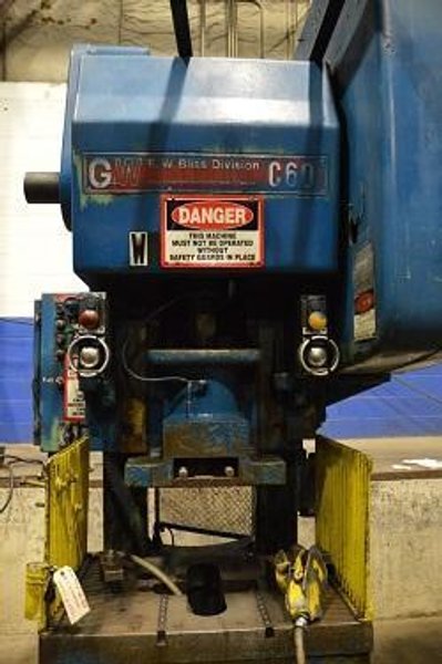 60 TON, BLISS MODEL #C-60, OBI PUNCH PRESS