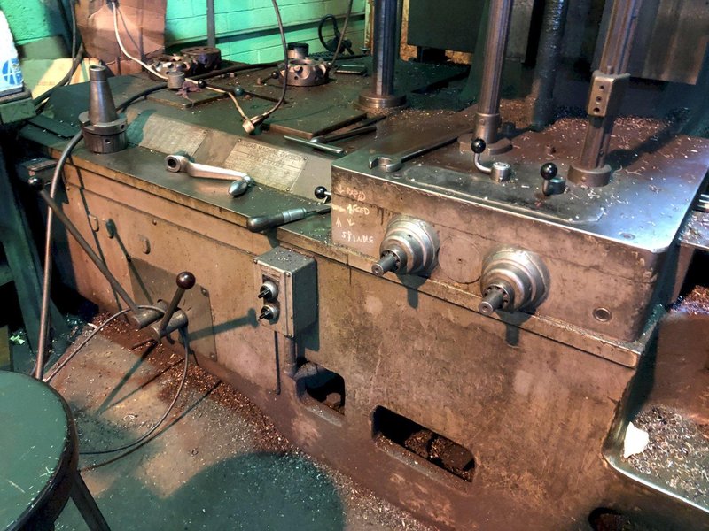 4" LUCAS MODEL #44IB-72 HORIZONTAL BORING MILL: STOCK 18230