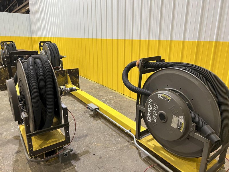 40 HP x 4 STATION CLEAN AIR TECHNOLOGIES / EUROVAC INDUSTRIAL TRANSIT &amp; BUS CENTRAL VACUUM SYSTEM: STOCK #19901