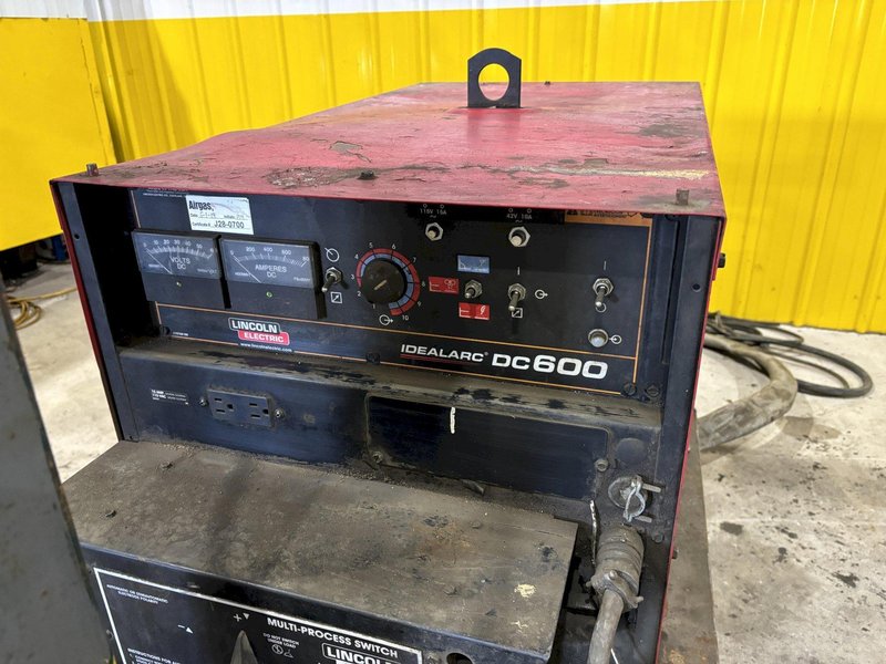 LINCOLN ELECTRIC WELDING MANIPULATOR SYSTEM: IDEALARC DC600 WELDER, NA-5 CONTROLLER, AND WELDING HEAD: STOCK #21890