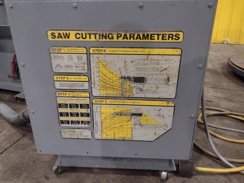 18" X 27" HYDMECH MODEL #S25-A HORIZONTAL SWIVEL MITER AUTOMATIC BAND SAW: YOBRO #25047
