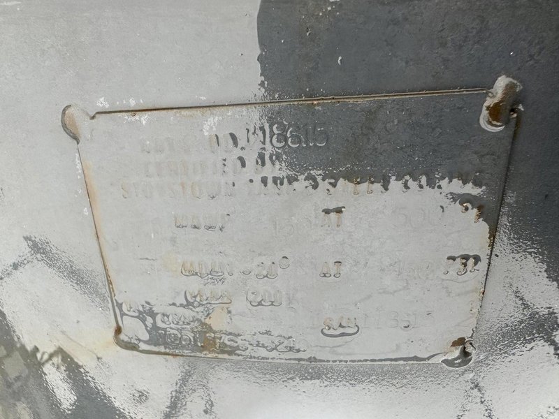 8,000 CFM ZEKS MODEL #8000HDF MIST ELIMINATOR VERTICAL TANK: STOCK #23052