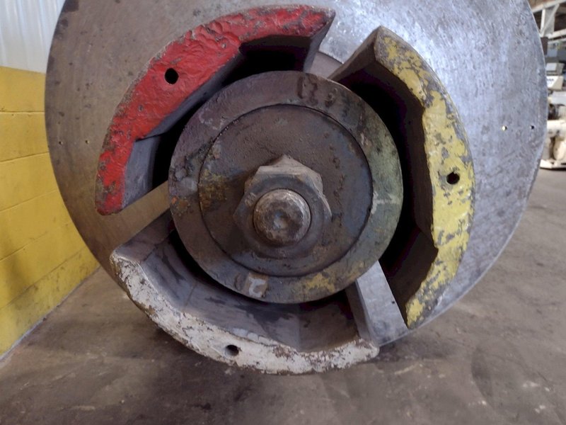 30,000 LBS X 48" YODER PULL OFF UNCOILER / COIL REEL: STOCK #16920