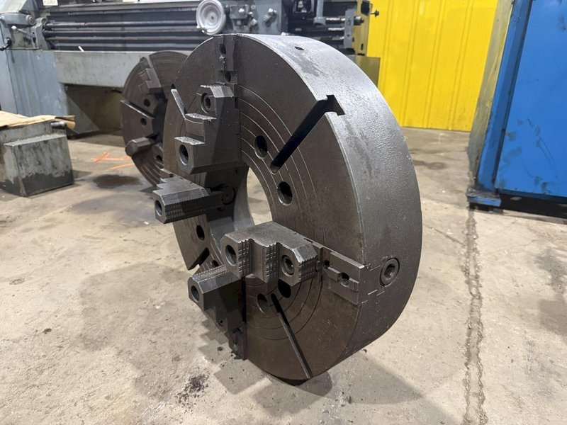 9" HOLLOW SPINDLE HOLE INDEPENTANT 4-JAW LATHE CHUCK: YOBRO#26441