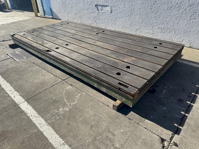 80" X 157" X 13" G &amp; L T SLOTTED FLOOR PLATE:  STOCK #76803