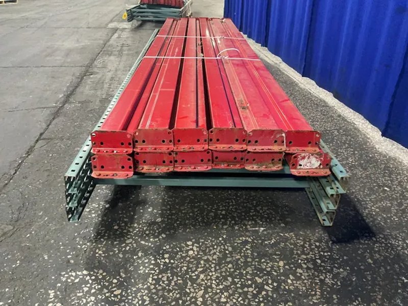 42” X 144” Pallet Racking - Teardrop