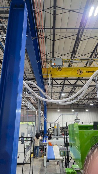 10/5 TON X 40' X 80' CRANE SYSTEMS TOP RUNNING SINGLE GIRDER BRIDGE CRANE SYSTEM 2023 NEW : YOBRO 26453