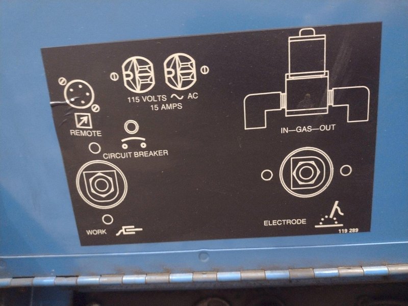 MILLER MODEL #SYNCROWAVE 250 AC/DC WELDER &amp; RADIATOR-1 CHILLER: YOBRO #24819