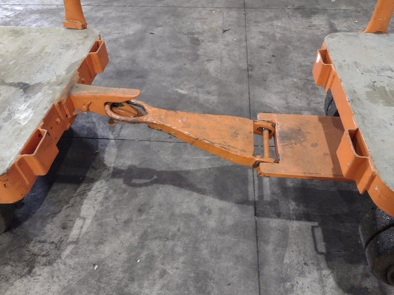 (2) 72" X 36" A STREICH &amp; BROS HEAVY DUTY FLAT BED TOW CARTS: STOCK #23688