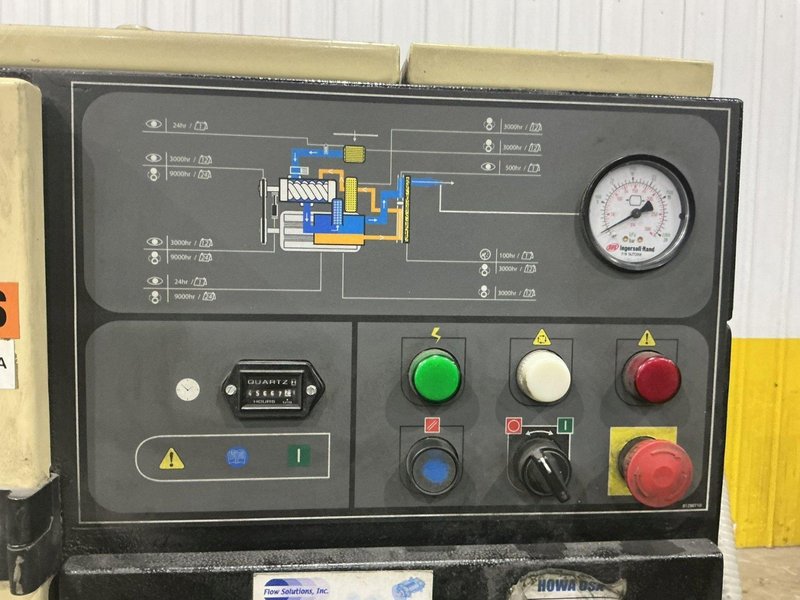 30 HP INGERSOL-RAND MODEL #UP6-30-125 ROTARY SCREW AIR COMPRESSOR: YOBRO #25818