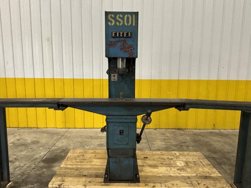 16 TON EITEL MODEL #RP-16 HYDRAULIC C-FRAME PRECISION STRAIGHTENING PRESS, 6" STROKE: YOBRO #23427