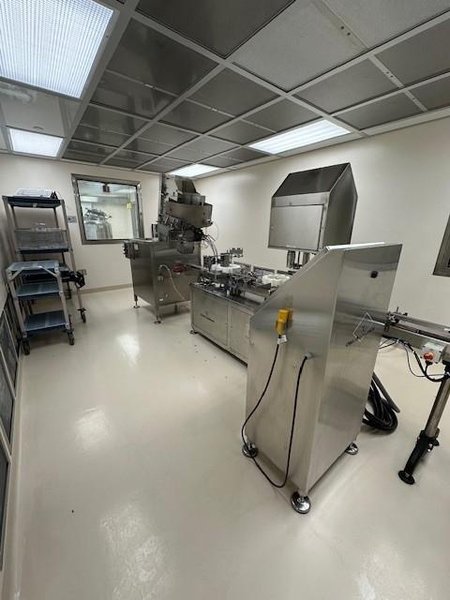 Chase-Logeman Monobloc Liquid Filling Line, 2000 – Filling, Plugging, Capping, Weighing and Vial Transfer System