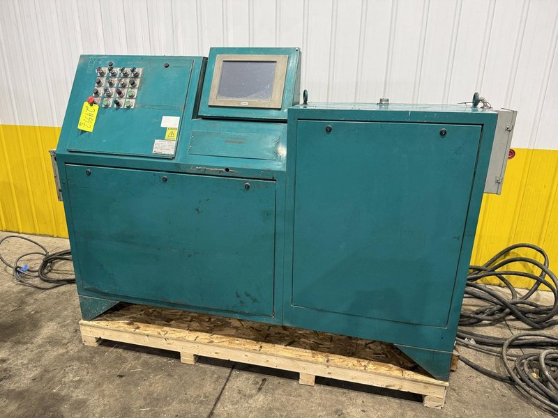 60" x 16 GAUGE IOWA PRECISION MODEL #GAF60-6 COIL SLEAR (SLITTING &amp; CUT-TO-LENGTH) LINE, WITH UNCOILERS &amp; SIDE PUNCHING / NOTCHING: YOBRO #24552