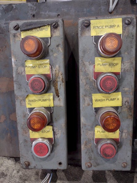 4" CAPACITY ULTRASONIC BAR &amp; TUBE CONTINUOUS WASHER: STOCK #22589