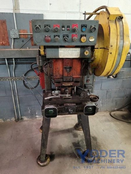 10 TON PERKINS MODEL #2A GAP BED FLYWHEEL PRESS: STOCK #77481