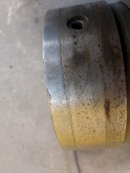 12" X 2 HP BENTLEY / BROWN &amp; SHARP MAGNETIC CHUCK POWERED GRINDING HEAD: STOCK #14454