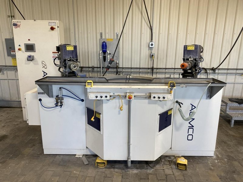 Almco 2SF-48CRA-1 Spindle Finishing Machine, 2018 – Dual Spindle Industrial Deburring System