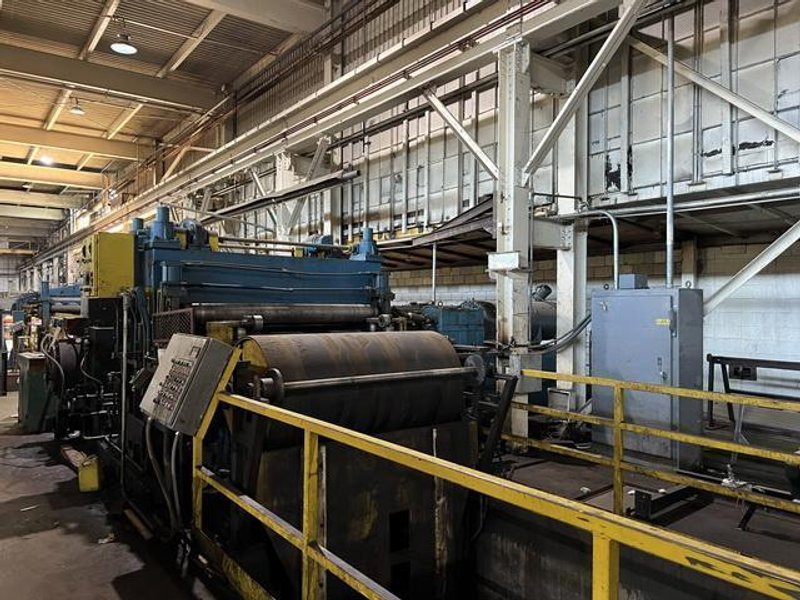 72" X .200" X 50,000 LBS VOSS CUT TO LENGTH LINE: STOCK #22300