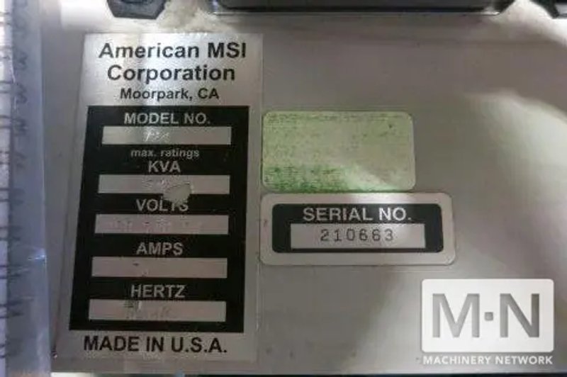 American MSI Corp Hot Runner Control Model V24