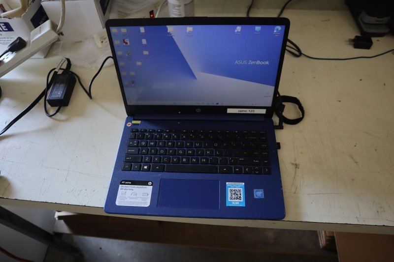 (4) Hewlett Packard Model 14-dq0055dx Laptop Computers, System info in photos.- Auction Item