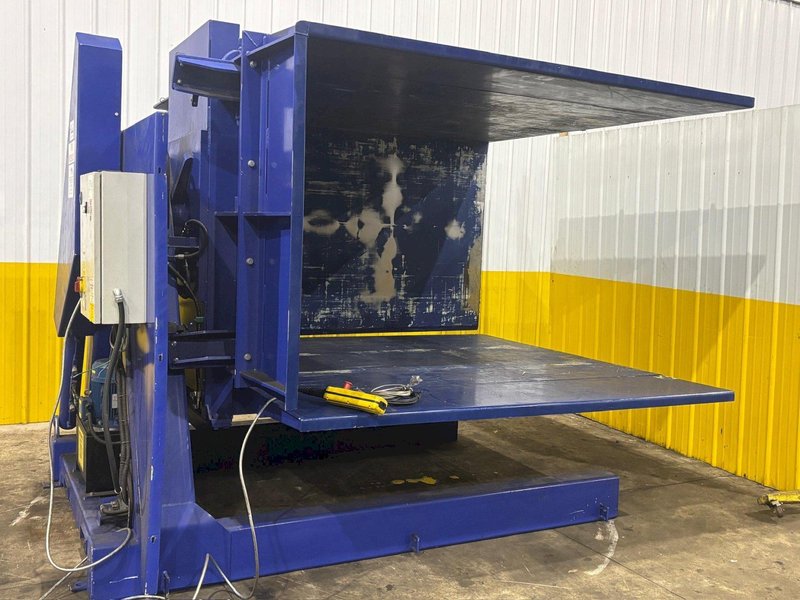 3750 LBS x 96" X 96" PREMIER MODEL #FS-WIDEBODY HYDRAULIC CLAMP &amp; ROTATE PALLET FLIPPER: YOBRO #24597