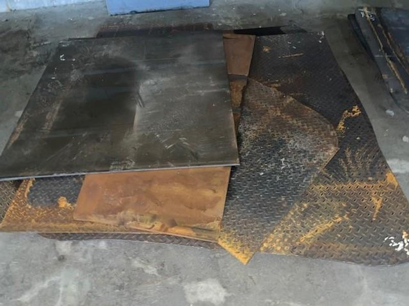 3/8" - 60" X 60" STEEL PLATE / SHEET STOCK# 3783
