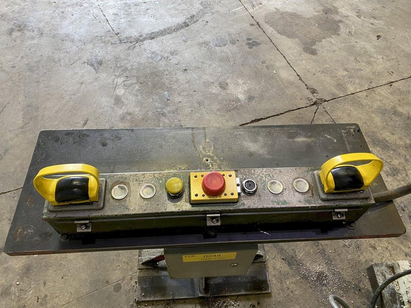 100 TON NIAGARA MODEL #E-90-S GAP FRAME PRESS, 4.5" STROKE: STOCK #15062