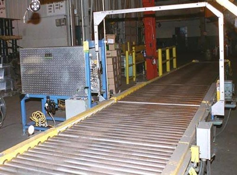 42" WIDE X 42" HIGH ITIPACK/A &amp; H AUTOMATIC BANDING LINE: STOCK #50332