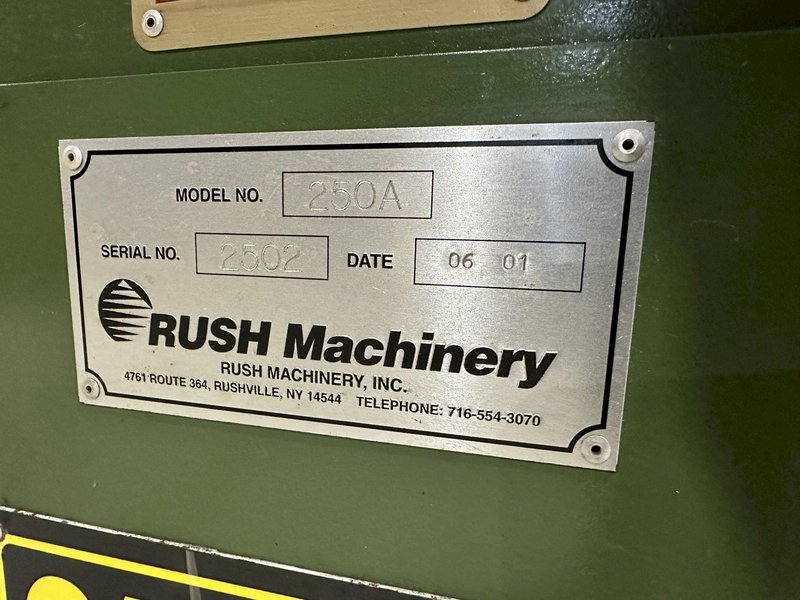 2" RUSH MODEL #250A DRILL &amp; TOOL GRINDER / SHARPENER: STOCK #18259
