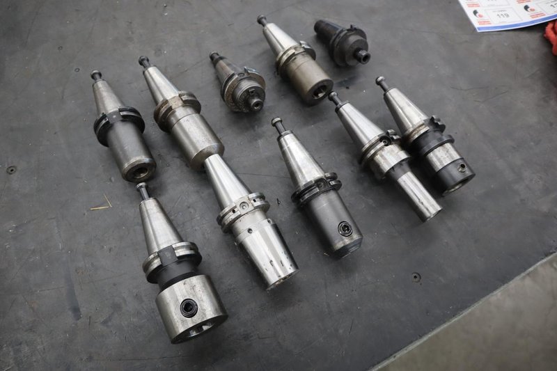 CT 40 Taper Tool Holders, Assorted Mostly End Mill Holders- Auction Item
