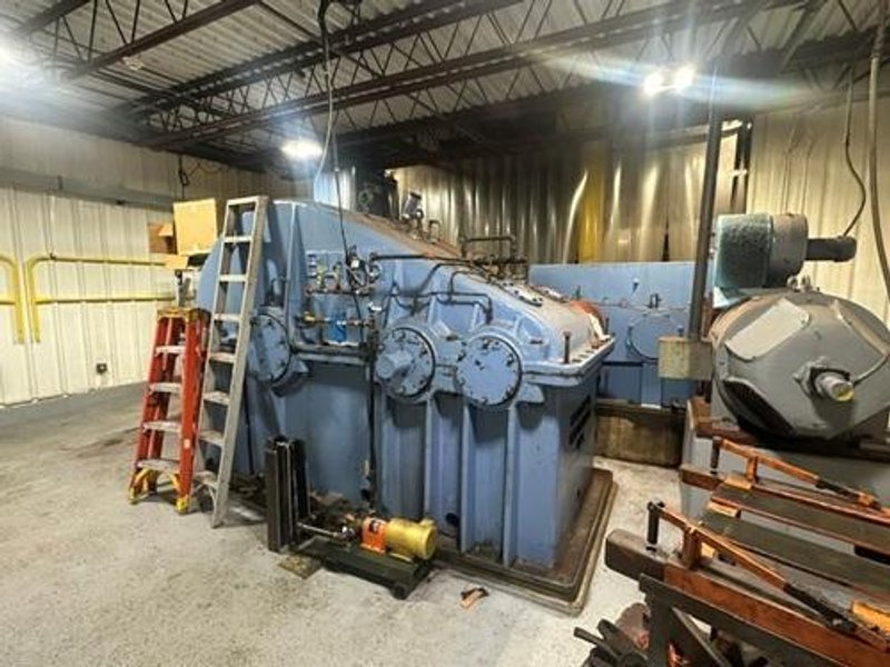 14" X 28" X 30" BLISS 4HI CLADDING ROLLING MILL