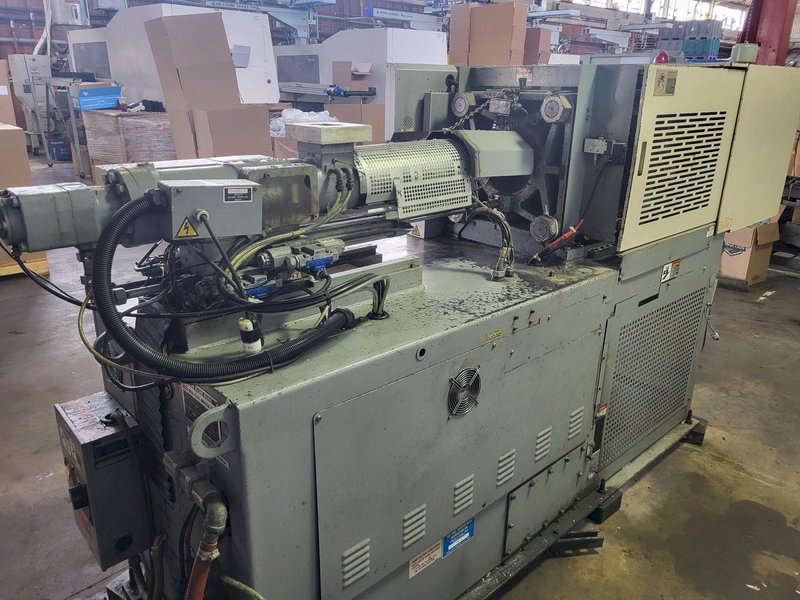 Nissei Used NS40-5A Injection Molding Machine, 44 US Ton, 2.2 oz., 460V, yr. 2004/05 (2) Available