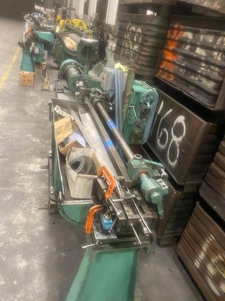 1/4" Shuster Model 1AVS-5 Wire Straightener and Cutoff Machine