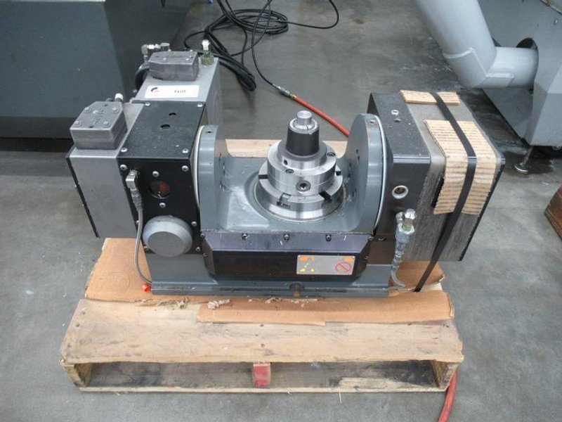 Haas TR-160Y CNC 2-Axis Programmable Trunnion Table, Sigma 5 Brushless Drives, 6" Platen, Ca bles and Connectors, Air Line- Auction Item
