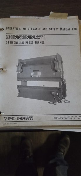 175 Ton x 12′ Cincinnati 175-12 Hydraulic Press Brake