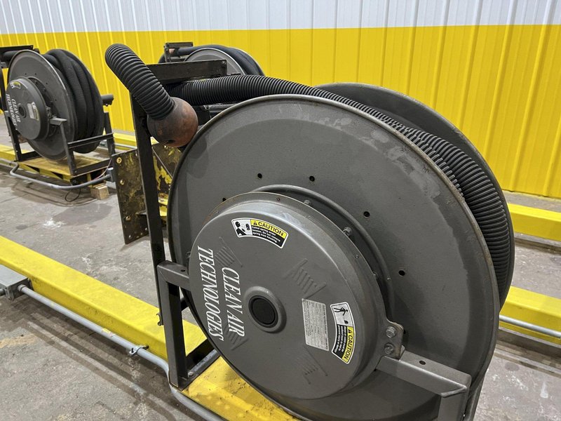 40 HP x 4 STATION CLEAN AIR TECHNOLOGIES / EUROVAC INDUSTRIAL TRANSIT &amp; BUS CENTRAL VACUUM SYSTEM: STOCK #19901