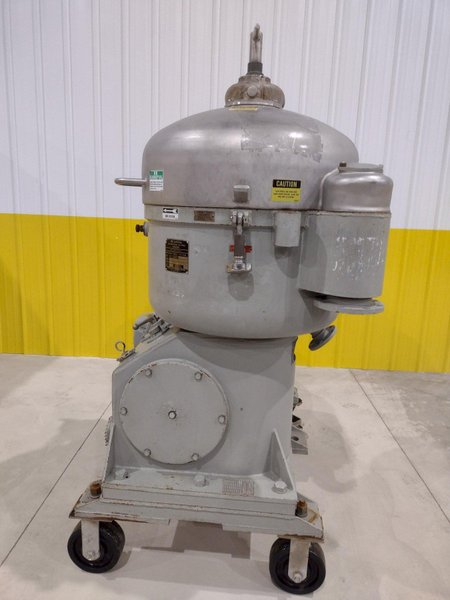40 HP X 4,100 RPM DE-LAVAL MODEL #B214A CENTRIFUGAL PURIFIER &amp; SEPERATOR: STOCK #20207