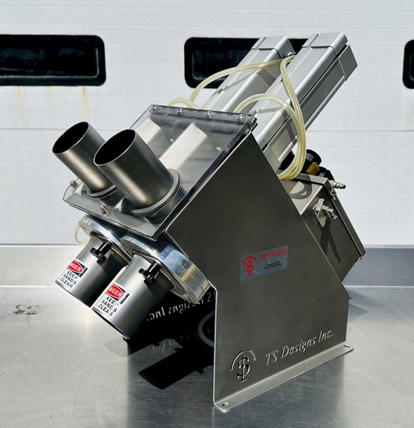 TS Designs Inc.  |  Pneumatic Dual Air Wedger For Various Vegetables