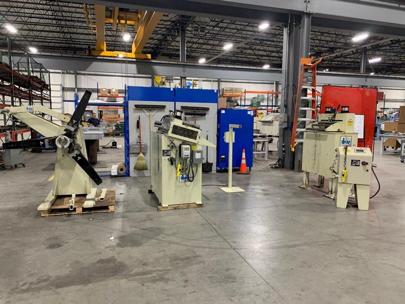 6,500 lbs x 24" Wide Cooper-Weymouth Peterson Conventional Coil Feed Line