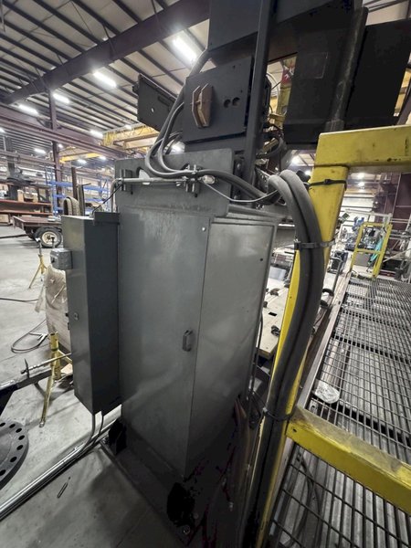 144" BANDCROFT LINEAR SUB-ACR SEAM WELDER WITH AC1200 IDEALARC LINCOLN WELDER. STOCK # 0980926