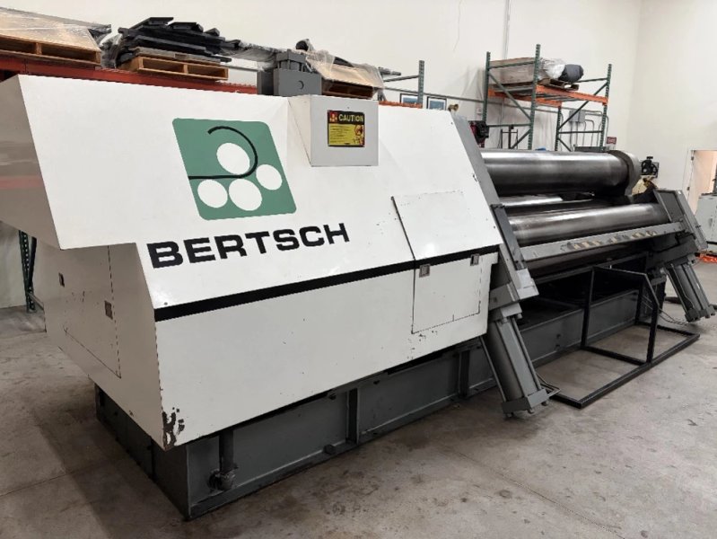 10' x 1" BERTSCH MODEL #100-10 4 ROLL HYDRAULIC PLATE ROLL, 2018: YOBRO #24784