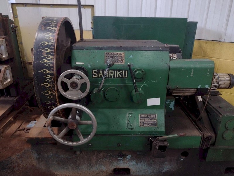 6" TO 24" SANRIKU MODEL #YS-800 HEAVY DUTY PIPE FACING MACHINE: STOCK #17948